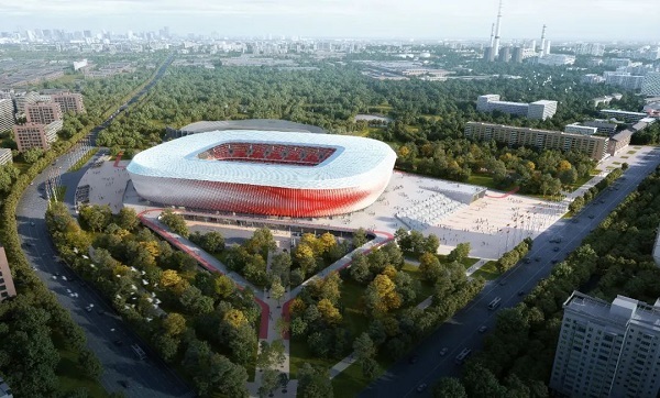 白俄罗斯总统见证工程集团设计的国家足球体育场正式启用 (1).jpg mg不朽情缘(中国)官方网站